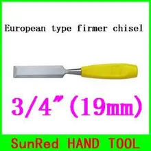 BESTIR производство Тайвань 5/"(16 мм) хром-ванадиевые щипцы с желтой пластиковой ручкой долото дереворежущий инструмент, № 09306