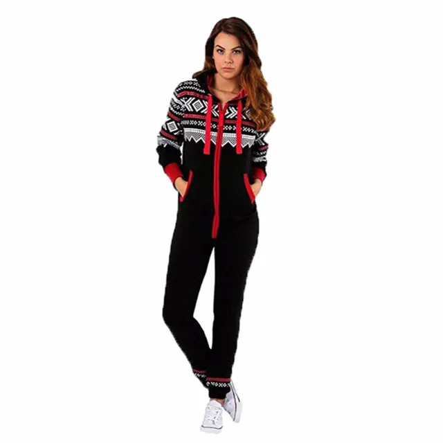 adults christmas pajamas women hooded black red onesie winter couple pijamas hombre combinaison pyjama mujer with - Christmas Pajamas Women adults christmas pajamas women hooded black red onesie winter couple pijamas hombre combinaison pyjama mujer with - Christmas Pajamas Women