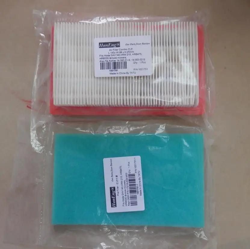 GXV140 AIR FILTER COMBO 145X88X25MM HONDA GXV140 HRM215 1