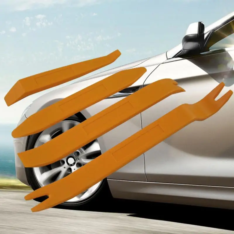 

4pcs/set Panel Tool ABS Plastic Repairing Car Radio Door Clip Trim Dash Functional Audio Stereo Removal Installation Pry for Car