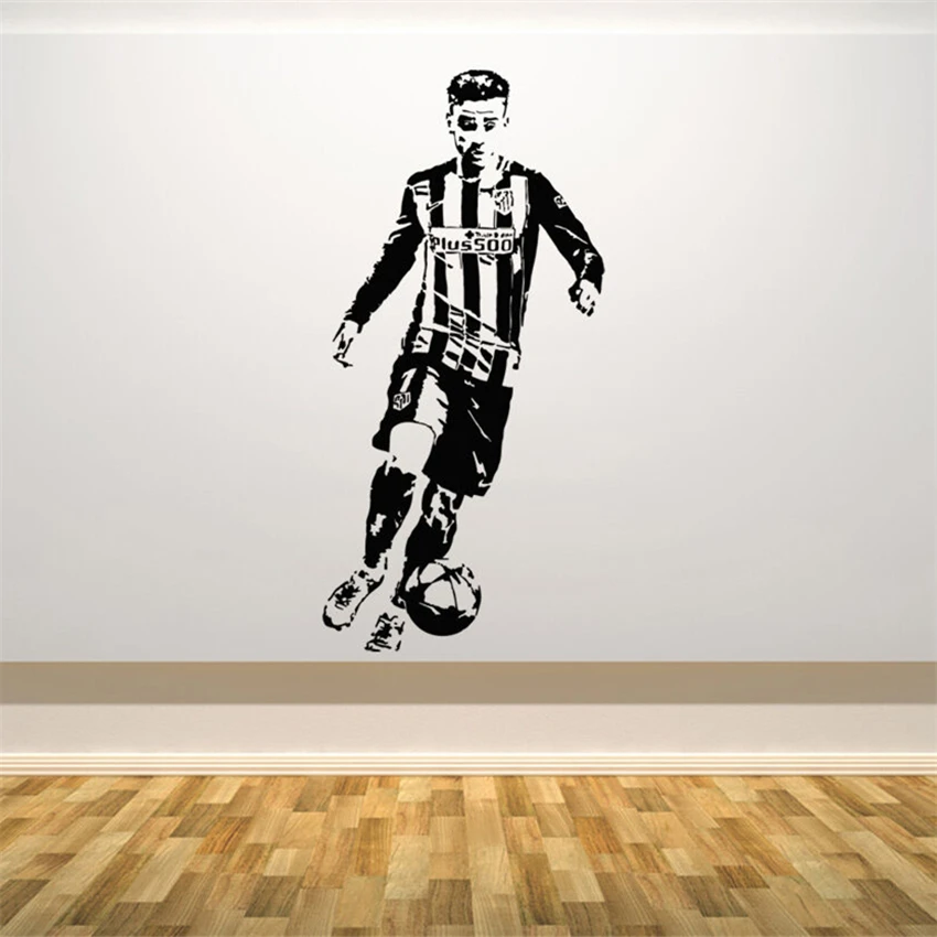 

Football player Anthony griezmann wall stickers boys sports decals bedroom Art Decor Vinyl Nursery Kids Room Wall Sticker MY550