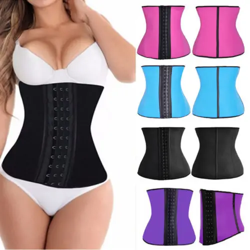 

Plus Size Womens Latex Underbust Body Shaper Waist Clincher Waist Clincher Corset Training Trainer Belt Shapers Dropshipping