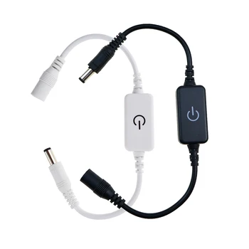 

DC12V LED Dimmer LED Strip Touch Brightness Control Switch 1 Keys For 12V 24V Strip Light Adjustment Touch Dimmer JQ