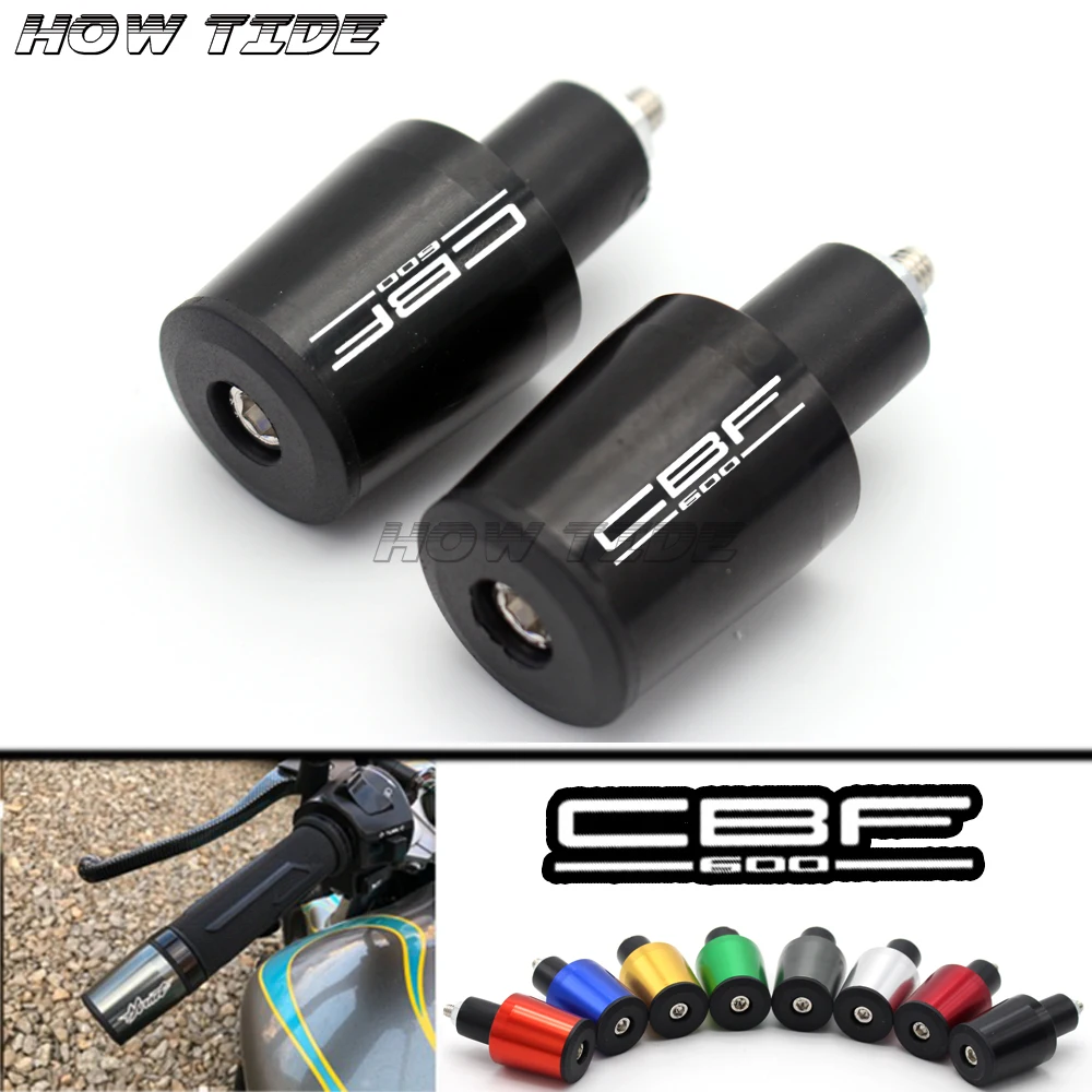 

Motorcycle Accessories 7/8'' 22MM Handlebar Grips Handle Bar Cap End Plugs For Honda CBF600/SA CBF 600 2010-2013