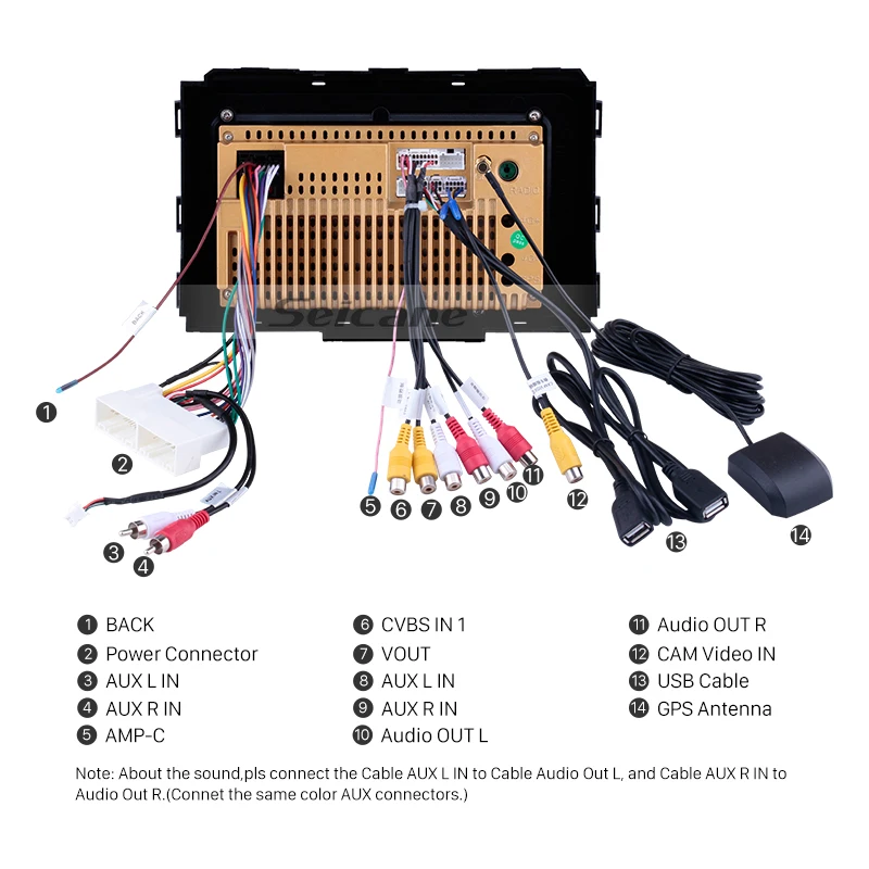 Clearance Seicane Android 8.1 2DIN 8 inch Car Head Unit Radio Audio GPS Multimedia Player For Kia Carnival 2014 2015 2016 2017 2018 2019 4