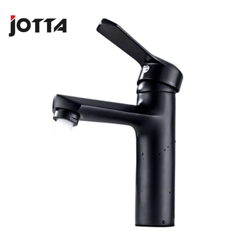 Simple faucet black hot and cold bathroom basin black table bathroom wash basin lavatory faucet