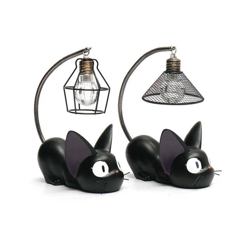 Милый Ночной светильник с изображением кота из мультфильма, маленькая смоляная Ночная лампа для кошки, Детская лампа для малыша, подарк ко дню рождения в виде украшения для дома
