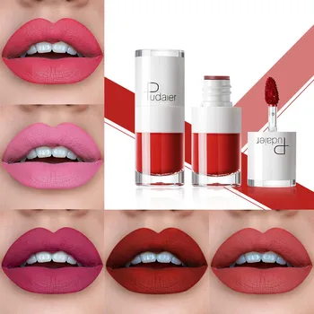 

PUDAIER Brand Sexy Matte Lip Gloss 16 Colors Velvet Nude Makeup Waterproof Liquid Lipstick Lip Tint Soft Lipgloss Cosmetics Lips
