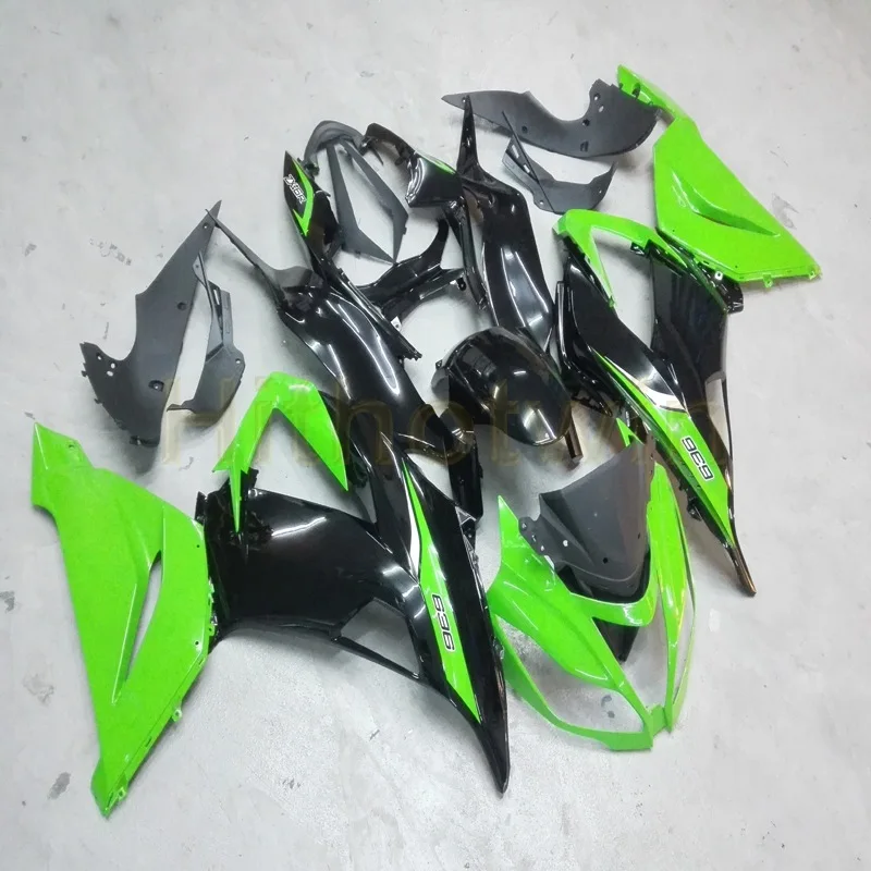 Пользовательские Мотоцикл Обтекатели для Kawasaki ZX-6R 13-15 zx6r 2013 ZX6R 636 литьевая форма черный