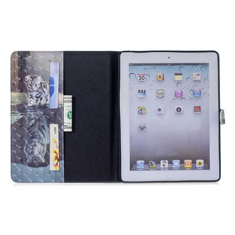Case Cover for iPad 2 3 4 3D Cartoon PU Leather Magentic Smart Cover Soft TPU Back Protective Case for iPad 4 Tablet cover Funda Case Cover for iPad 2 3 4 3D Cartoon PU Leather Magentic Smart Cover Soft TPU Back Protective Case for iPad 4 Tablet cover Funda