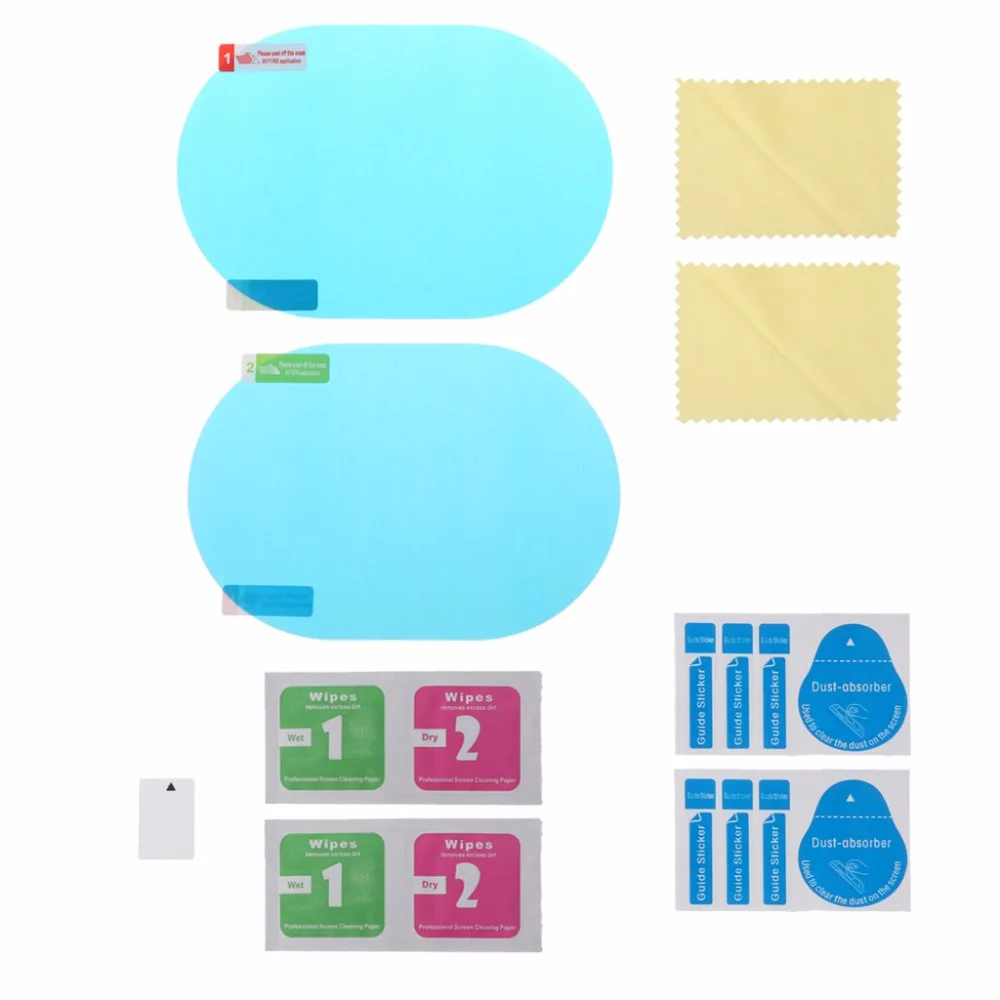 Car-Styling One Pair Car Anti Water Mist Films Anti-fog Coating Rainproof Rearview Mirror Protective Film Antifogging Anti-stain Car-Styling One Pair Car Anti Water Mist Films Anti-fog Coating Rainproof Rearview Mirror Protective Film Antifogging Anti-stain
