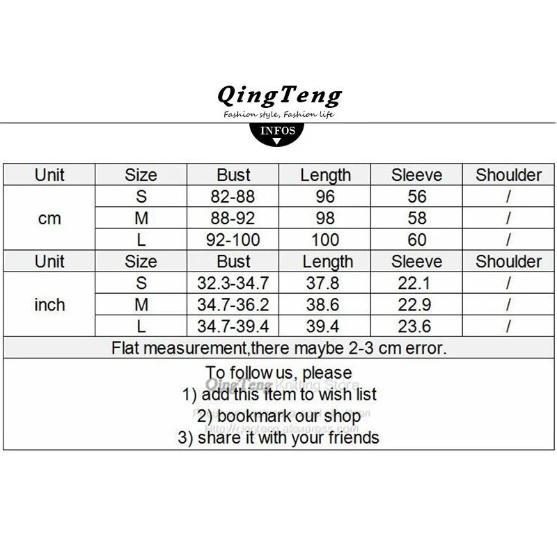 QingTeng платье вязаное Плиссированное для женщин осень зима Вязание Туника теплый