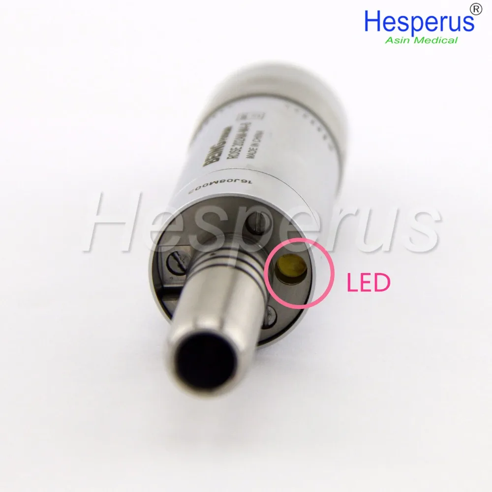  2019 Dental Low Speed Fiber Optic Contra Angle Air Motor Straight Nose Cone LED handpiece - 32968614317