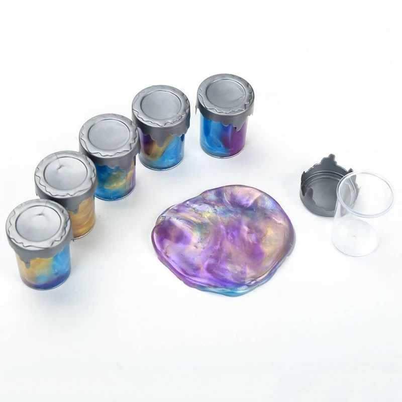 New Blowing Bubbles Crystal Slime Colourful Mud Modeling Clay Draw