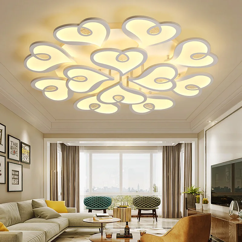 

led Ceiling light Modern minimalist living room lamp Creative personality and warm atmosphere Bedroom lights