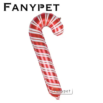 

Christmas Crutches Foil Balloons Xmas Balloon Inflatable Toys Christmas Decorations Children New Year Gift Event Party Supplies