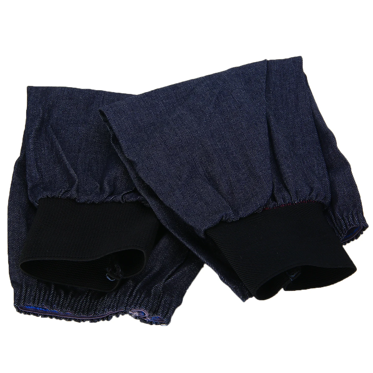 1 Pair Denim Welder Working Sleeves Welding Lengthen Arm Sleeves Cut Resistant Heat Protection Welding Cutting Supplies