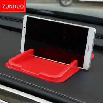 

ZUNDUO Skidproof Pad/Car Anti-slip Mat Car Dashboard Key GPS Navigator Mobile phone Mini type BLACK RED BLUE