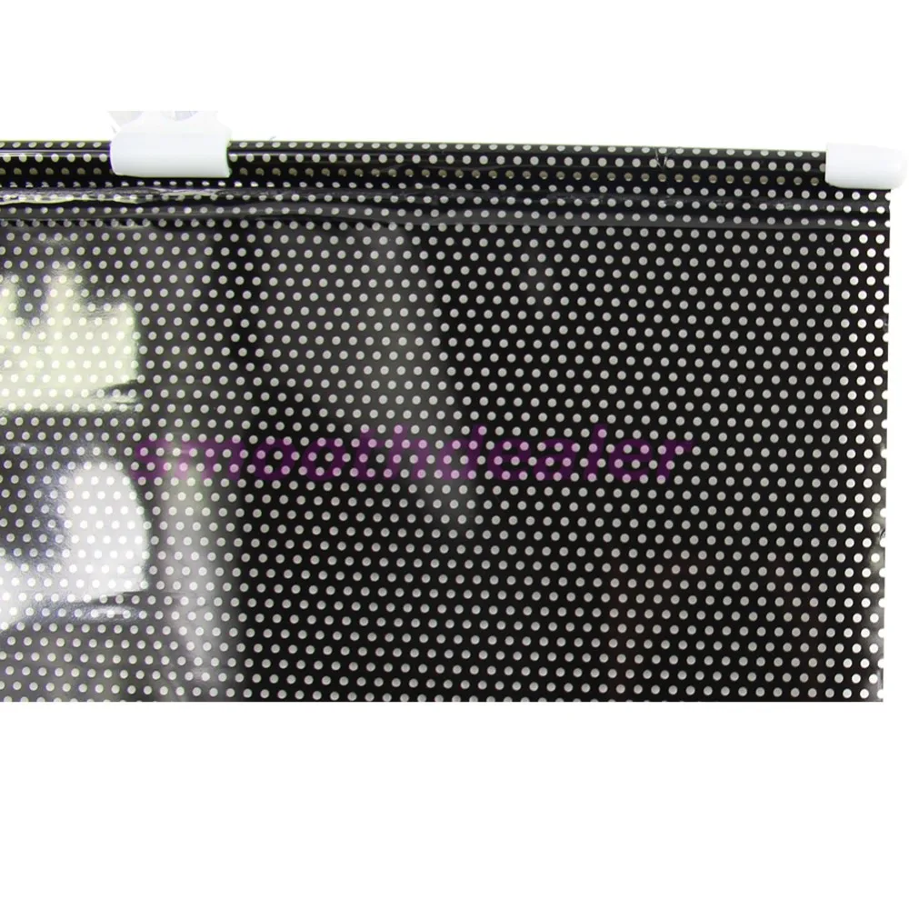 Black 58 x125cm Car Auto Window Roll Blind Sunshade Windshield Sun Shield Visor
