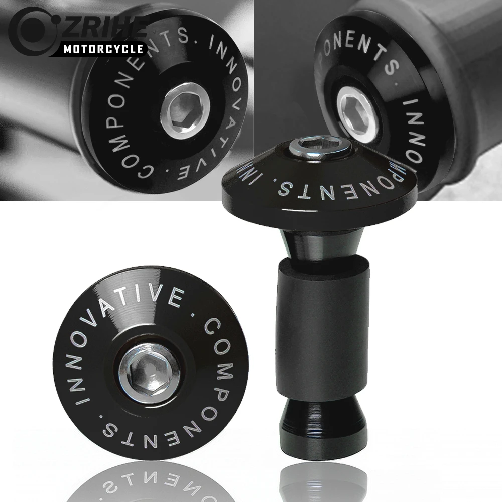 

For Suzuki GSX-R GSXR 125 150 600 750 1000 1100 GSX1100F SV 650 SF RMZ250 DR250R Motorcycle 22mm Handlebar Grip Caps Ends Plugs
