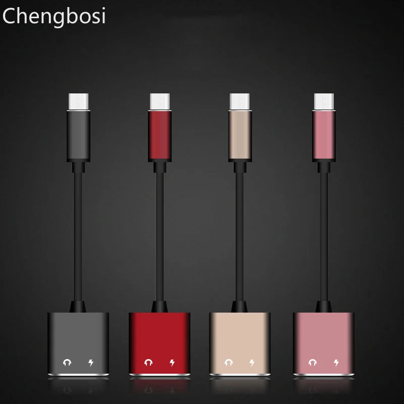 

USB Type C To 3.5mm Earphone Jack Adapter For Leeco Le Max 2/Pro 3 S3 Aux Audio Cable Headphone Charger Charging USB-C Converter