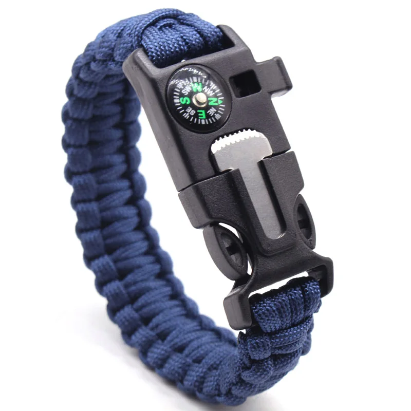 Multi Function Outdoor Survival Bracelet Camping mountaineer Emergency