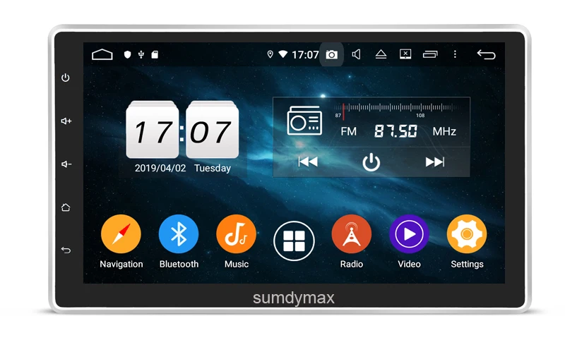Cheap 10 inch touch screen Octa core 2 din android 9.0 universal Car Radio Double DVD GPS Navigation In dash PC Stereo video wifi 4