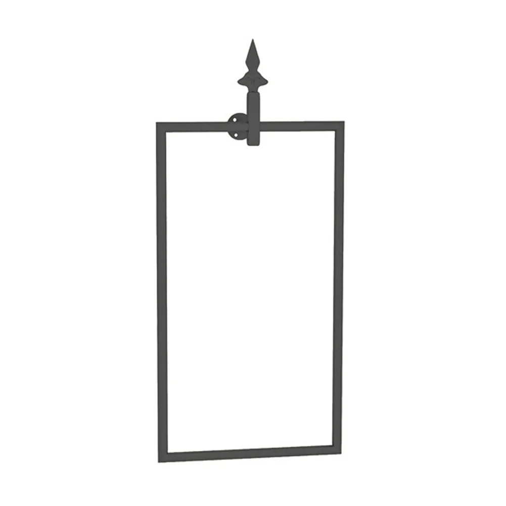 Rectangle Современный держатель для полотенец, настенная стойка для полотенец, антикоррозийный Железный Держатель для ванной комнаты, домашний декор@ LS - Цвет: Rectangle