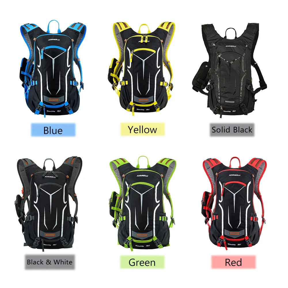 ANMEILU 18L Climbing Rucksack Cycling Backpack Men Women Outdoor Sports Bag Waterproof Camping Hiking Backpack with Rain Cover Outdoor and Sports Sports Bags
