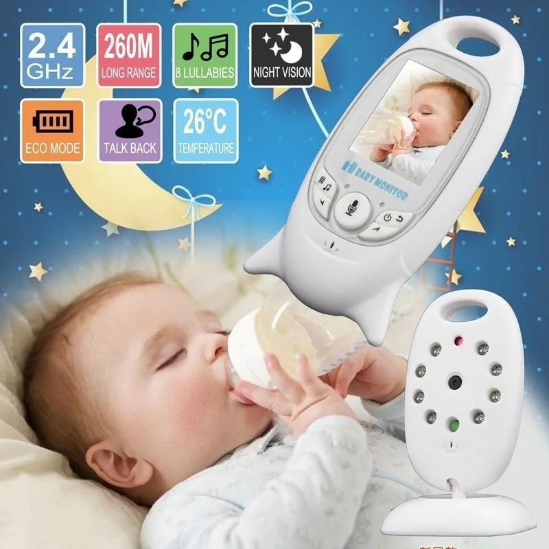 

babykam niania elektroniczna baby video monitor 2.0 inch baby camera IR Night Vision Temperature Sensor Lullabies Baby Intercom