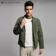 ANDREW MARC 2017 New Brand Men Leisure Cotton Parka Jacket Coat Autumn Winter Man Slim Cotton Coats TM7AC345