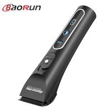 BaoRun Professional Electric Hair Clipper Rechargeable Hair Trimmer Titanium Ceramic Blade for Salon Hair Cutting Machine 2000mA