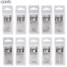 Япония Copic Multiliner SP иглы пера Наконечник Ручка для рисования наконечник 0,3 0,35 0,5 0,7 B, 2 предмета в комплекте