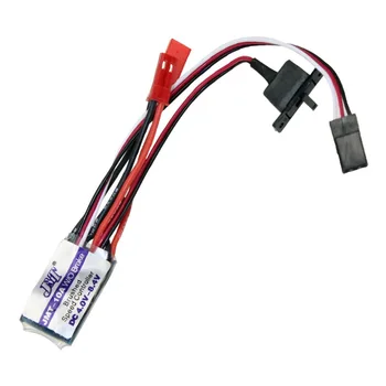 

F17782/3 High Quality RC Car 10A Brushed ESC Two Way Motor Speed Controller No/With Brake for 1/16 1/18 1/24 Car Boat Tank