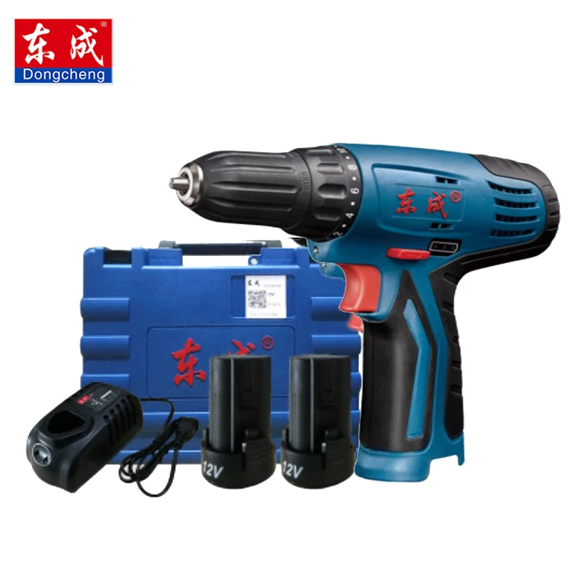 

Dongcheng Cordless Electric Mini Drill Matkap 12V 2000mah Lithium Battery Hole electrical Screwdriver Friver Wrench Power Tools