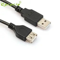 Carprie данных M/F Кабель-адаптер 2ft/60 см черный USB Мужчин Женский Расширение Extender Mar9 motherlander