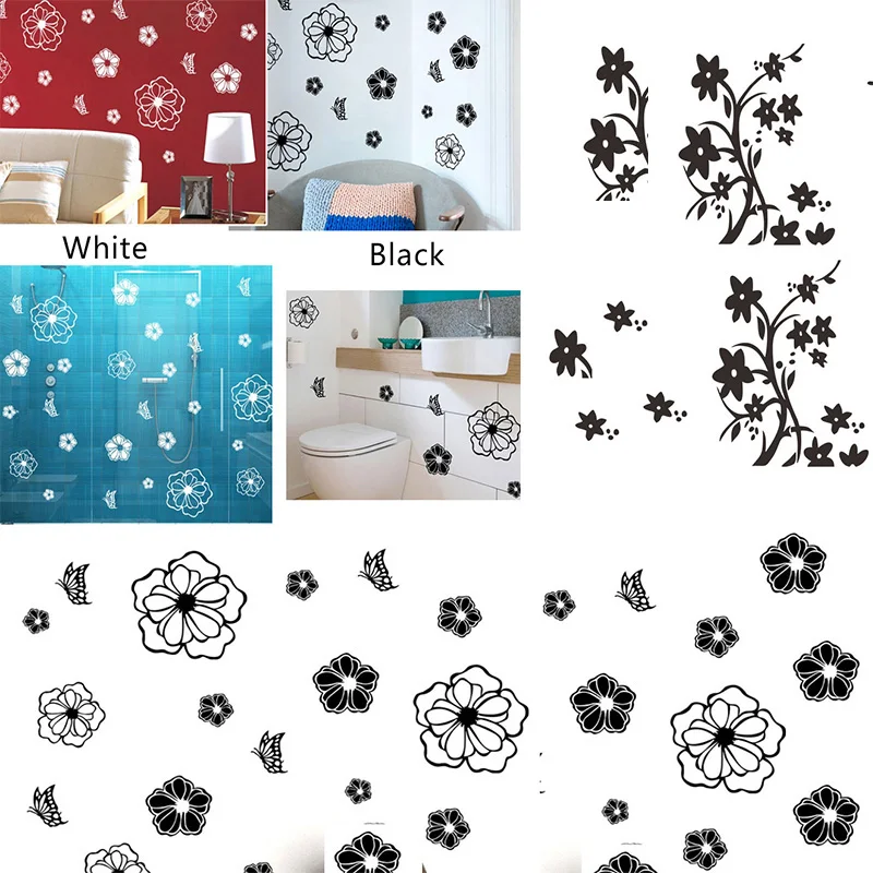 3D Wall Sticker Refrigerator butterfly Stickers For Home DIY Wall Art Decal Wallpapers PVC Self Adhesive Sticker For Kids Room