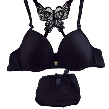 

New Women Sexy Front Closure Lace Racer Back Push Up Seamless Bra Racerback Bra