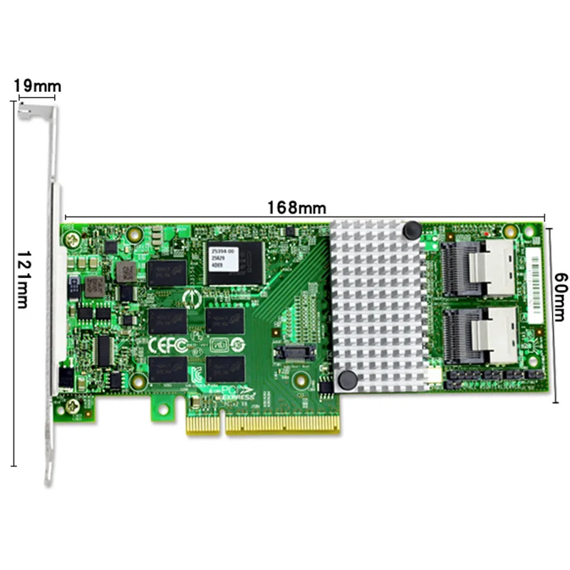 

Broadcom/LSI 9261-8I LSI00264 SFF8087*2 PCIe2.0 X8 6Gb/s MegaRaid SAS;ROC;Raid0;1;5;6;10;50;60;512M cache