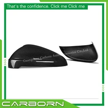 For Audi A4 S4 A5 S5 2016+ Stick on Style Dry Carbon Fiber Mirror Cover Rear View Side Mirrors without Side Assist Lane For Audi A4 S4 A5 S5 2016+ Stick on Style Dry Carbon Fiber Mirror Cover Rear View Side Mirrors without Side Assist Lane