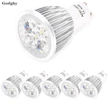 6 шт./лот 10 Вт GU10 E27 E14 GU5.3 Светодиодный прожектор 5 светодиодный Светодиодный светоиодного освещения lamp120angle декоративные теплый белый холодный белый 85-265 V