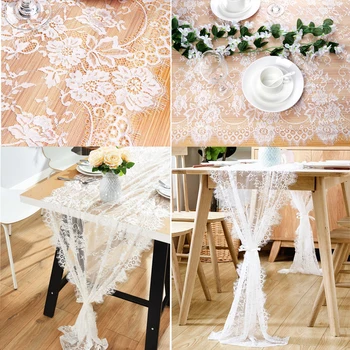 White Lace Table Runner