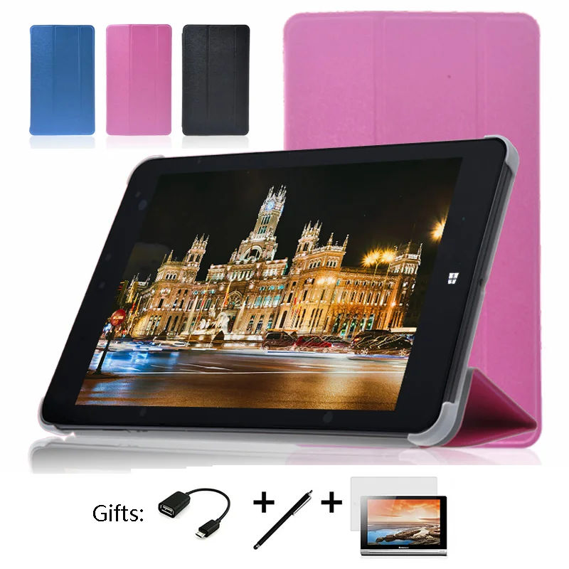 Ultra Thin Leather Flip Tablets Case For Lenovo Thinkpad 8 8.3" Tablet Accessories Stand