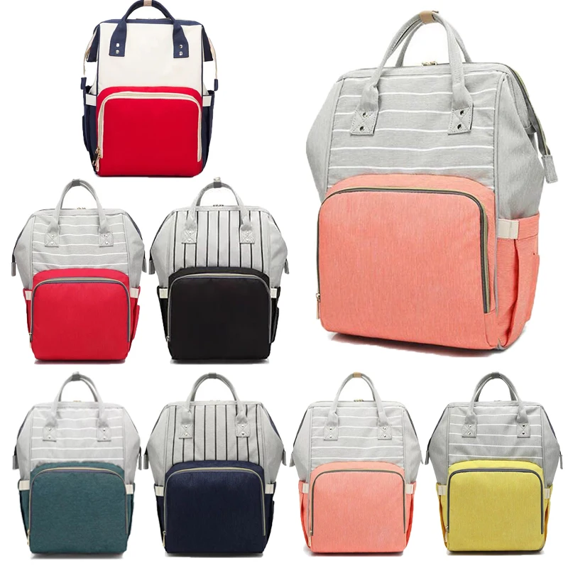 

Fashion Mummy Maternity Diaper Bag Large Capacity Baby Bag Travel Backpack Designer Nursing Bag for Baby Care