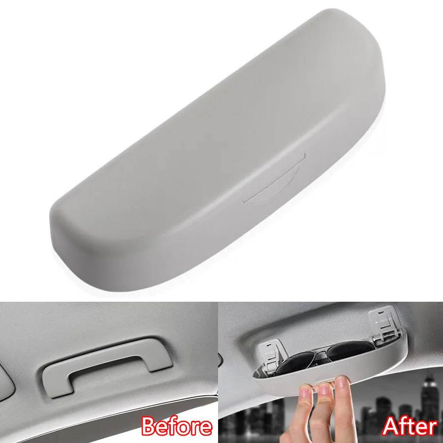 Auto Car Roof Sunglasses Glasses Holder Case Storage Box
