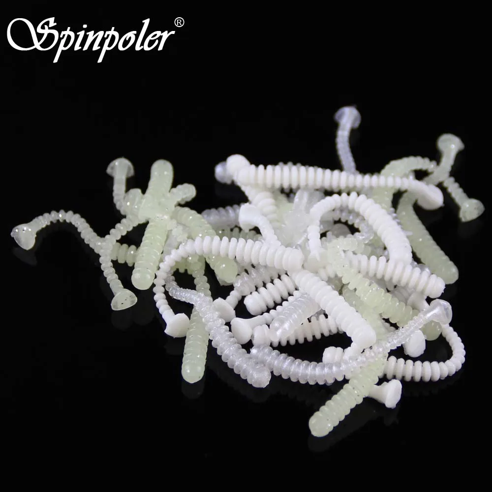 Spinpoler 100 шт./лот, Мягкая приманка, рыболовная приманка, 0,4 г, 3 цвета, пластиковые Shads, Силиконовые Мягкие поддельные приманки для рыбы, приманки Iscas Artificiais