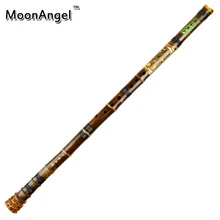 8 Holes Bamboo Shakuhachi Flute with Root G Key Wooden Musical Instrument Japanese Flute with Black Line Woodwind Instrumen