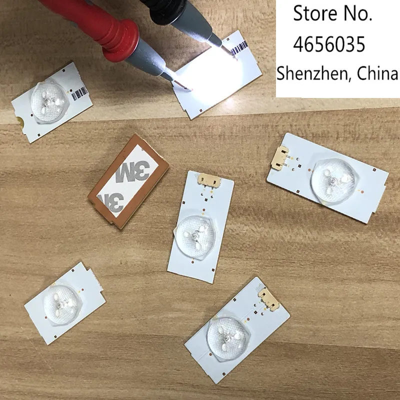 20 шт. 100% Новые 3 в SMD лампы бусины с оптической линзой Fliter для 32 65 дюймов