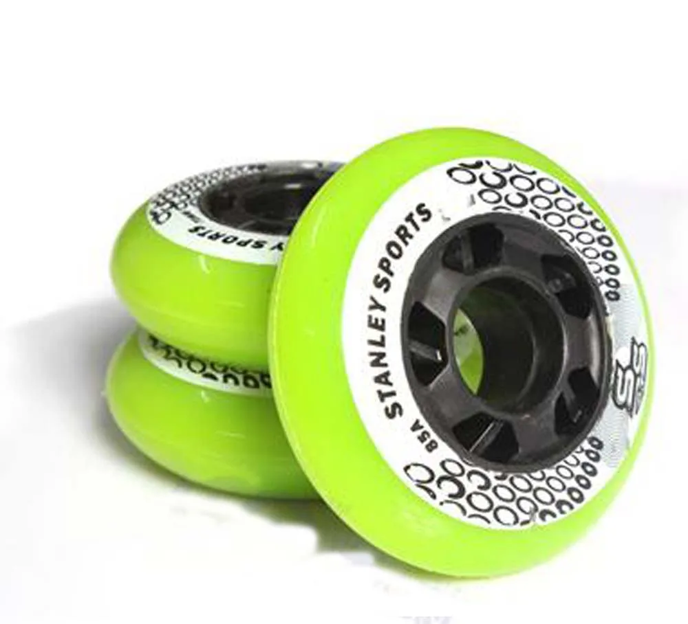Roller Shoes Wheel Flat Flower Brake Wheel Skates Wheel Roller Skates