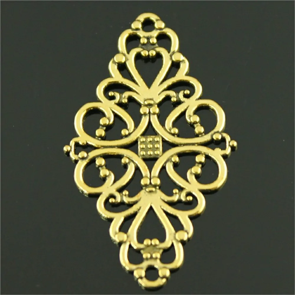 

5pcs 3 Colors Flower Connector Charms Connector Flower Charms For Jewelry Making Connector Motif For Bracelet Making 25x41mm